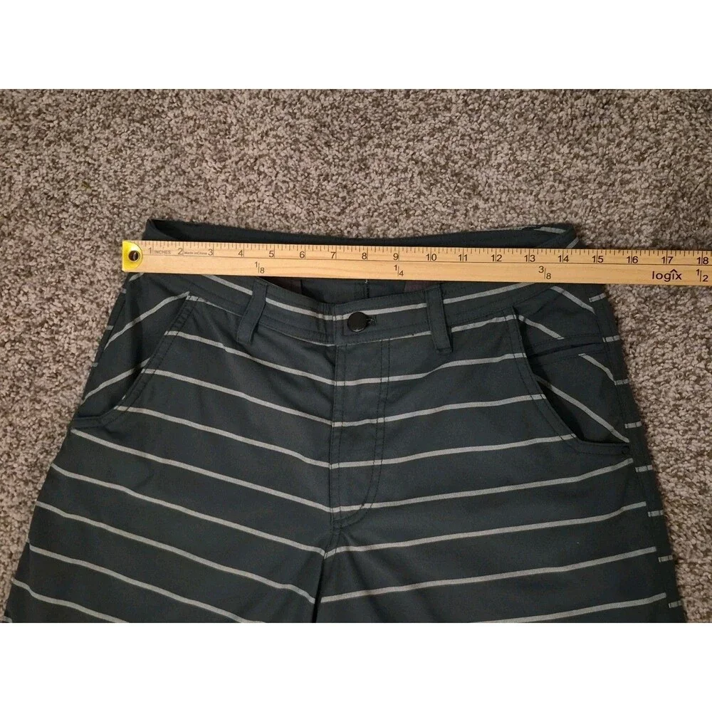 Lululemon Athletica Mens Kahuna 2.0 Shorts Green 30 Green Striped Golf